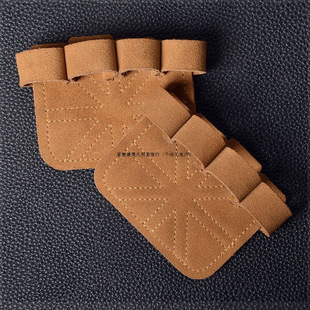 Fitness Cowhide Palm Protection Pull-Up Deadlift Back Equipment Gym Anti-Callus Palm Protection Gloves