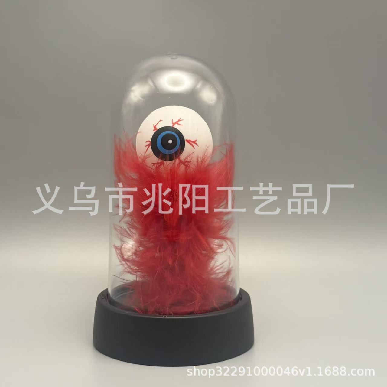 Fabricante de Halloween campana transparente LED luz nocturna decoración de ambiente adornos luminosos iluminan lindos fantasmas fantasmas