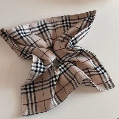 Plate Hair Rope Hair Rope – Saç üçün rezinlər - rice-plaid-square-circle