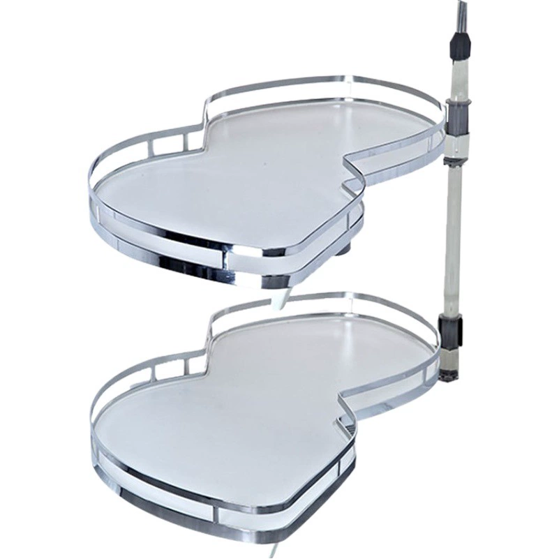 Кухонный шкаф НЛО Маленький Монстр Угловая корзина для приправ Корзина для приправ Двухслойная корзина для приправ Угловая вращающаяся арахисовая тарелка