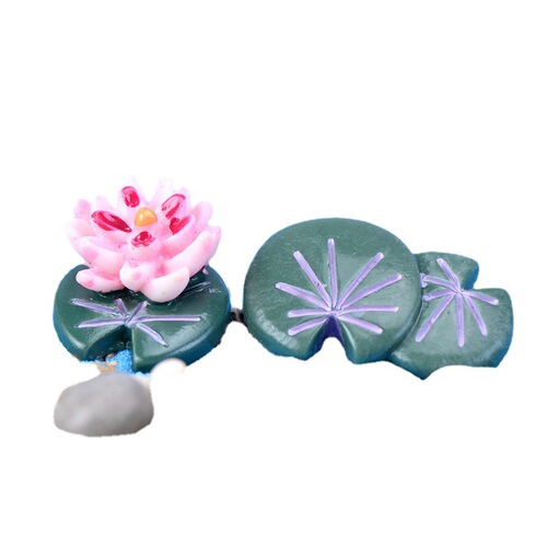 Moss micro-landscape decorative ornaments, lotus, lotus leaves, small ornaments, DIY material wholesale