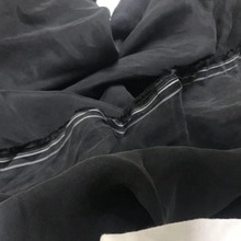捡漏重磅日本进口面料100%铜氨丝砂洗黑色春夏裙裤高贵礼服衫