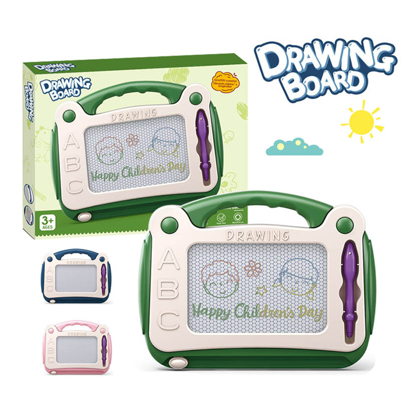 Tablero de dibujo magnético para niños transfronterizos juguete color graffiti educación temprana bebé tablero de escritura Play House regalo de pintura para niños