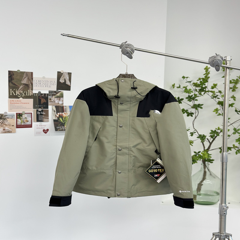 莆田1990冲锋衣美版户外防风防水连帽外套男女同款TNF北脸登山服|undefined