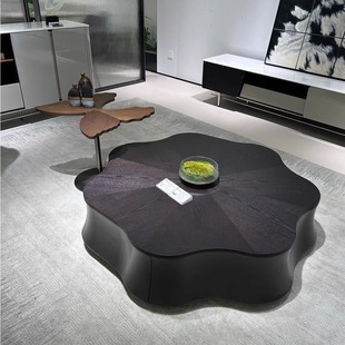 Lotus Leaf Home Italian Minimalist Coffee Table Living Room Home Designer High-End Light Luxury Modern Simple Small Apartment