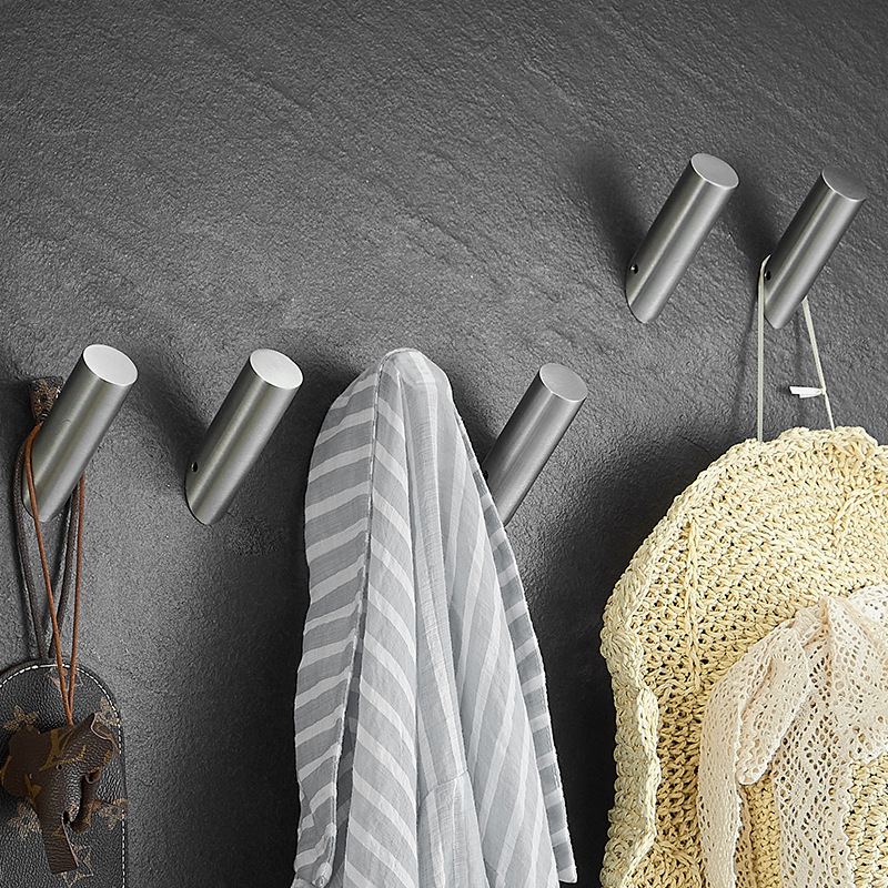 Gancho para ropa de acero inoxidable transfronterizo baño 304 gancho para ropa de acero inoxidable gancho para ropa de hardware detrás de la puerta