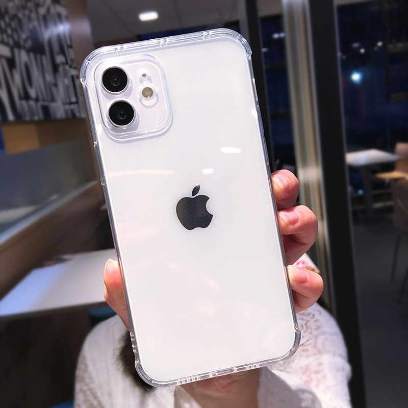 Transfronterizo aplicable iPhone13 teléfono móvil Shell Apple 12 color sólido espacio Shell iPhone11 protección para los ojos TPU cubierta protectora X