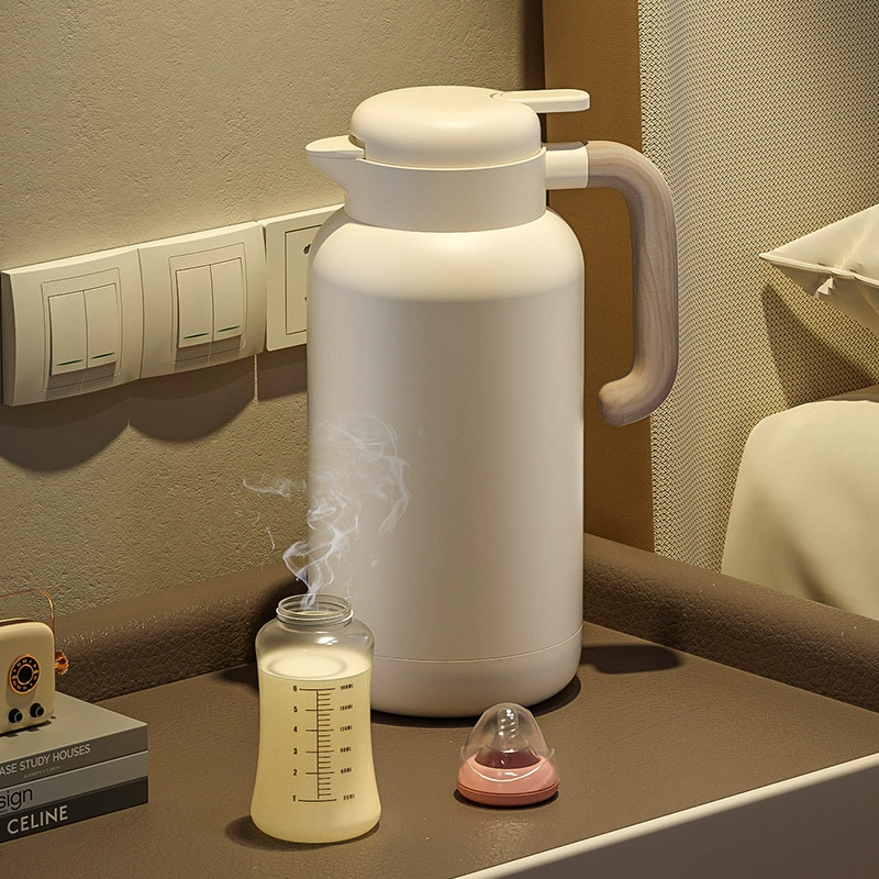 Thermos, capacious glass teapot for students, liner