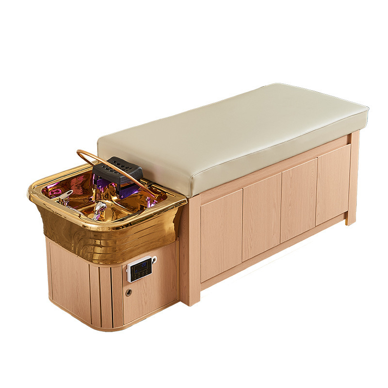 Calentador de agua de circulación de agua de temperatura constante especial para salón de belleza de lavado de cabello para terapia de cabello de masaje de cama de barbería tipo fumigado