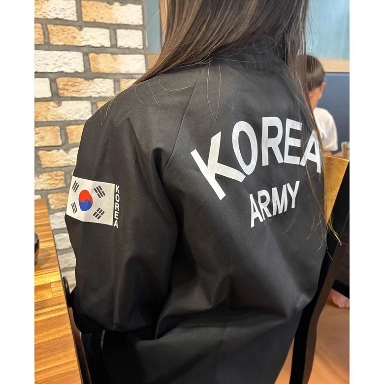 韩国ROKA春季次新款外套男女秋冬情侣开衫工作服外套防风立领夹克