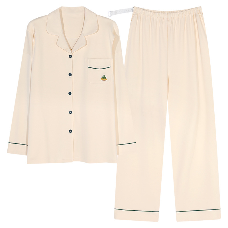 CHUXI는 새로운 순면 감금 의류, 산모 수유 잠옷, 봄과 가을 산모 수유 의류, 느슨한 가정복을 도매합니다