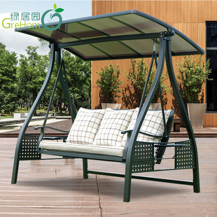 Spot Outdoor Balcony Courtyard Leisure Home Swing Chair Hanging Chair Garden Iron Waterproof Outdoor Reclining Rocking Chair