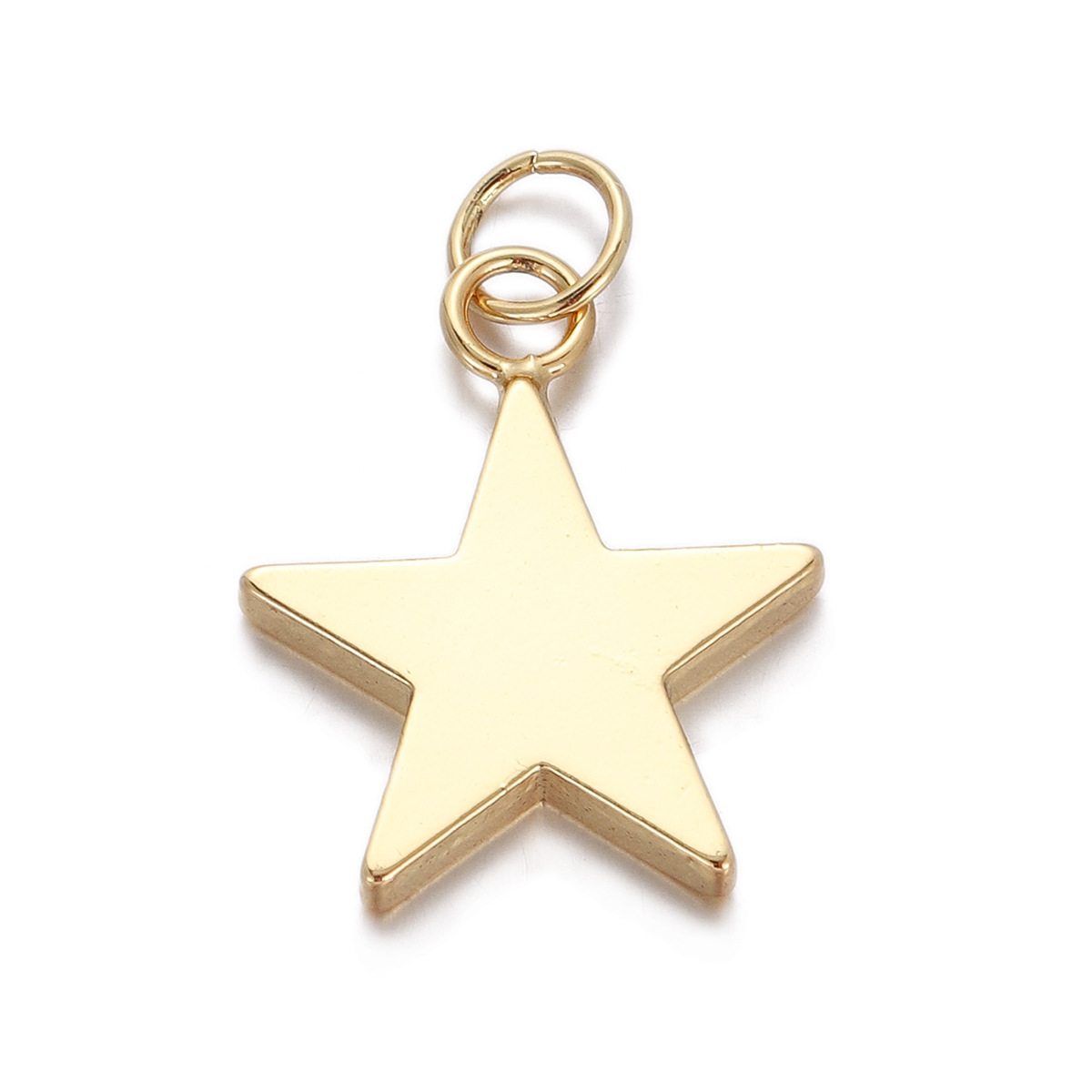 4g Weight Pendant Jewelry Making Type Gold Plated Plating Material 1 Piece Quantity Daily Occasion Copper Material Star, Heart Shape Pattern Women's Gender Enamel Design Simple Style Style 1 Piece Copper Gold Plated Star Heart Shape Pendant 11