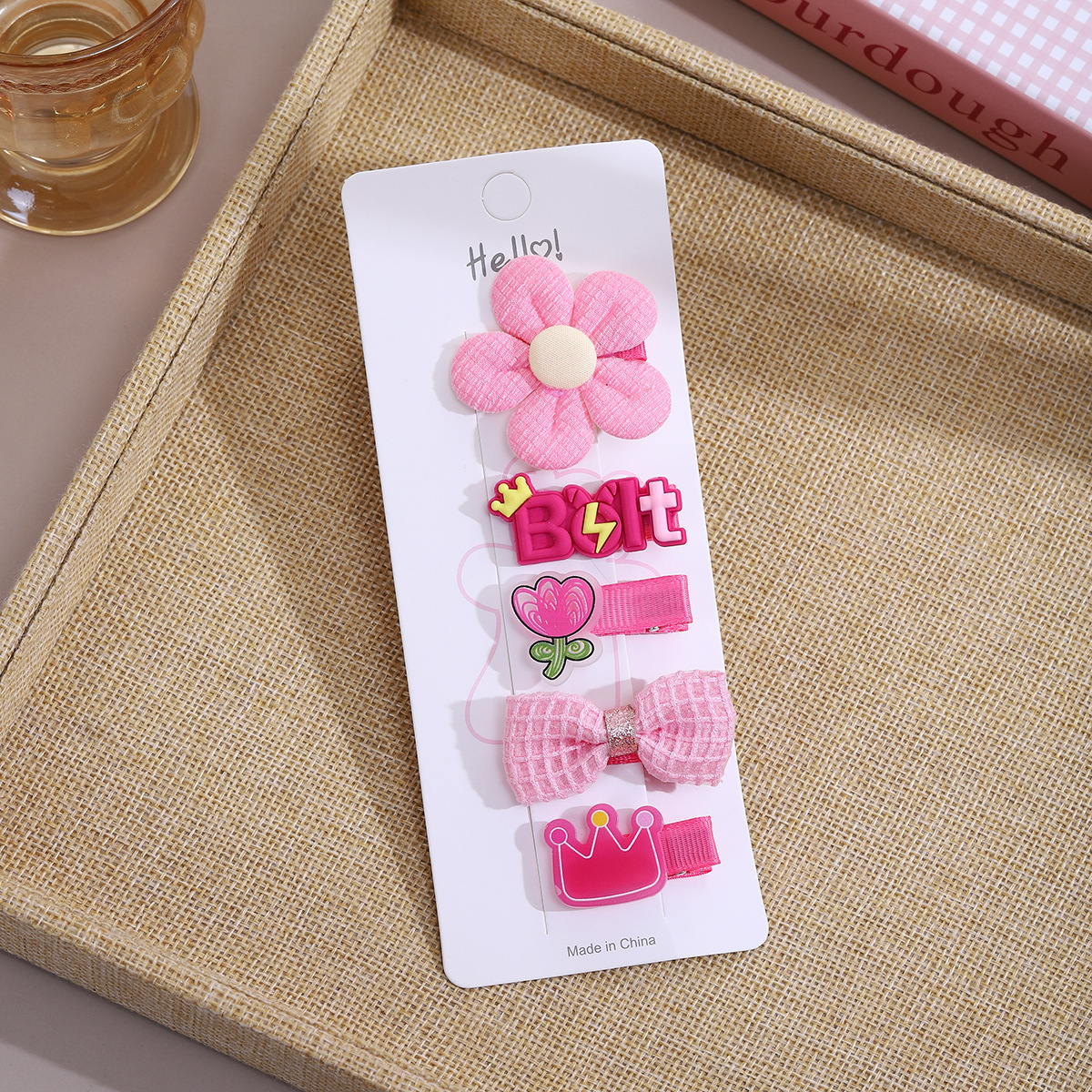 Niña envuelta en tela pequeña pinza para el cabello accesorios para el cabello niños lindo bebé súper lindo bebé bebé bebé pelaje de lanugo nuevo tocado de horquilla image 4