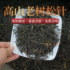雲南典紅松葉紅茶バルク茶卸売 2025 林滄鳳清老木の芽理条松葉春茶
