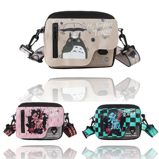 Foreign Trade Animation Shoulder Bag Freedom Wings One Piece Totoro Crossbody Bag Waterproof Oxford Cloth Bag