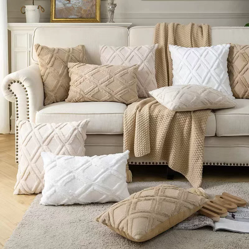 Plush pillow, pillowcase, sofa, wholesale, Nordic style