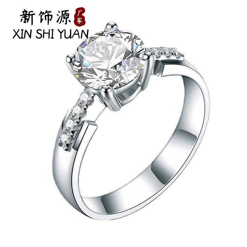Kuaishou Douyin Taobao Live Explosion Новая единичная головка кольца Net Red Mossian камень рука путник
