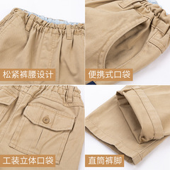 English-style school uniform pants, academic-style Western trousers for boys, casual pants for children, long pants for spring and summer, suitable for primary and secondary school students