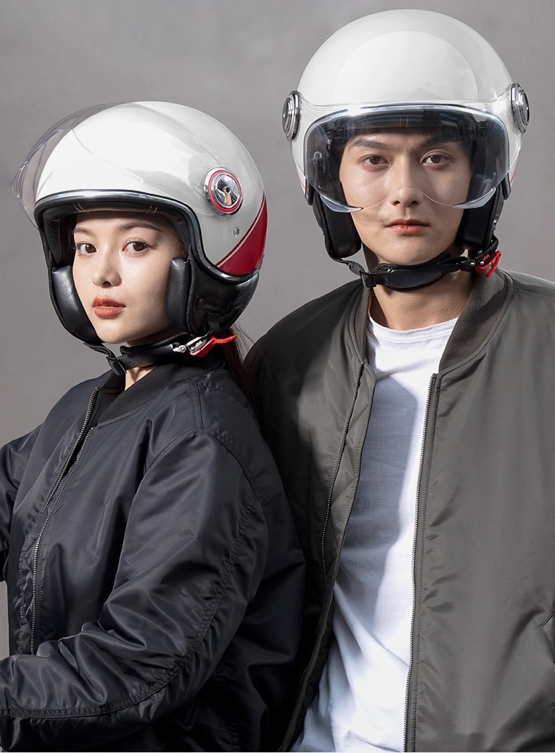 Phoenix Tk06 Motorcycle Electric Vehicle Helmet for Men and Women Winter Velvet Warm Battery Vehicle Half Helmet Wholesale New National Standard