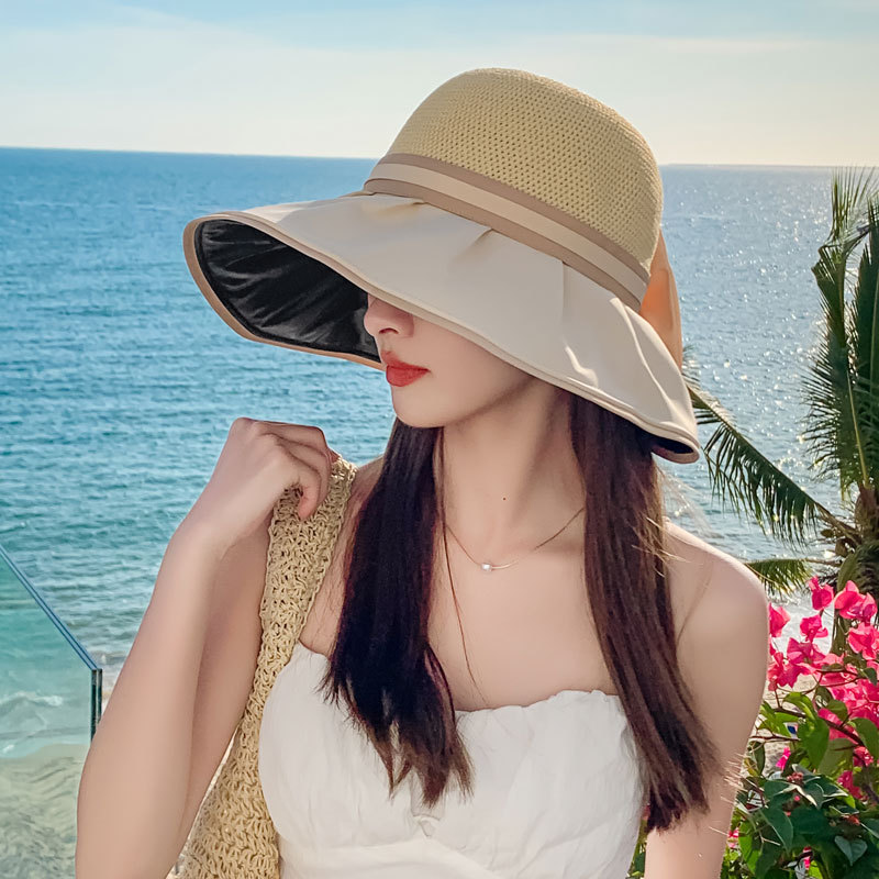 [해외직구]태양 모자 여성 여름 자외선 차단 1세트(2EA)