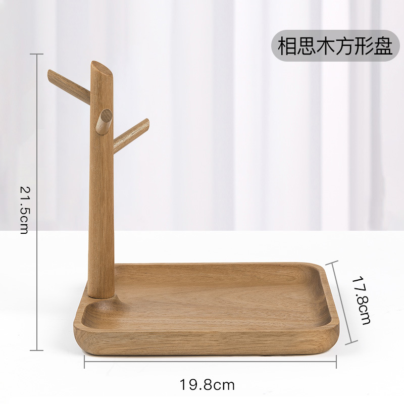 Entrada llave de entrada bandeja de almacenamiento creativo rama colgante de almacenamiento escritorio decoración puerta buscando llave artefacto