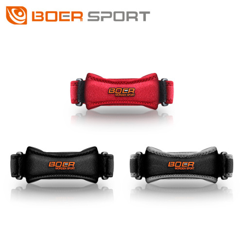 Silicone patellar strap, basketball badminton, outdoor running and mountaineering, sports shock-absorbing, pressurized, breathable knee pad, patellar strap