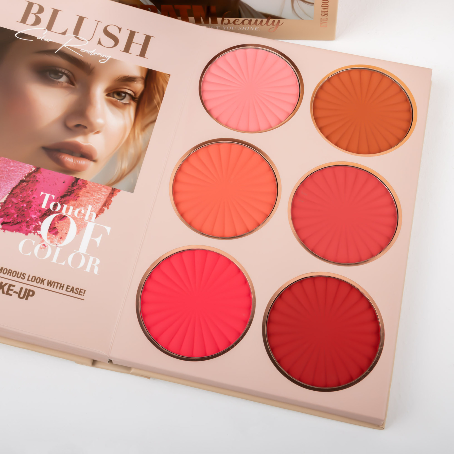 Cross-border bestseller: 67-color makeup palette, five-layer flip book eyeshadow palette, matte pearlescent blush, contour and highlight in one piece undefined