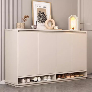 2024 New Corridor Shoe Cabinet Household Doorway Indoor Entrance Entrance Cabinet Integrated Wall Storage Economical Shoe Rack