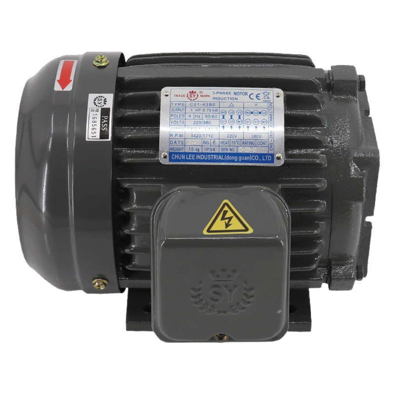 Тайваньский мотор-редуктор Qunce с внутренним валом, гидравлический насос, специализированный электродвигатель, рядный двигатель 0.75 кВт, 1.5 кВт