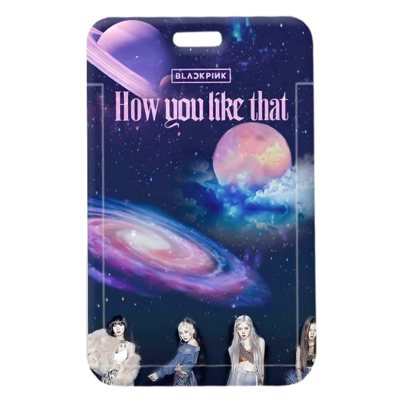 Blackpink cubierta de la tarjeta del grupo de mujeres al por mayor Tarjeta de comida Estudiantil Tarjeta de la escuela permiso de trabajo de silicona cubierta de la tarjeta de control de acceso tarjeta pequeña tarjeta de fábrica