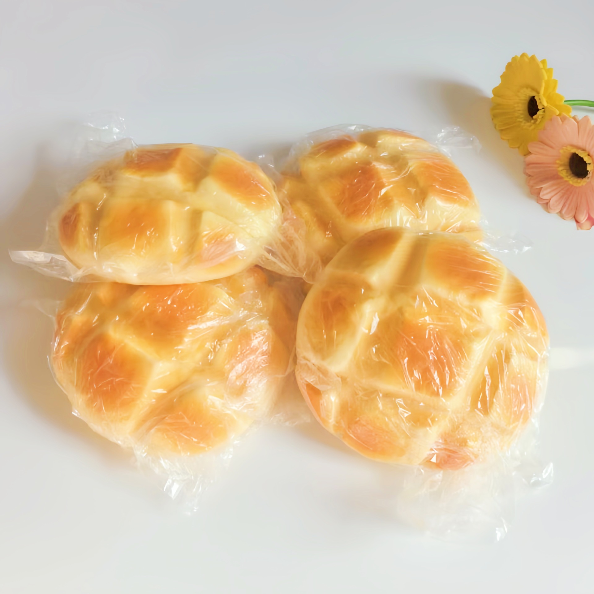 촉촉하고 부드러운 촉감의 초대형 파인애플빵, 말랑말랑한 저반발 쿠션