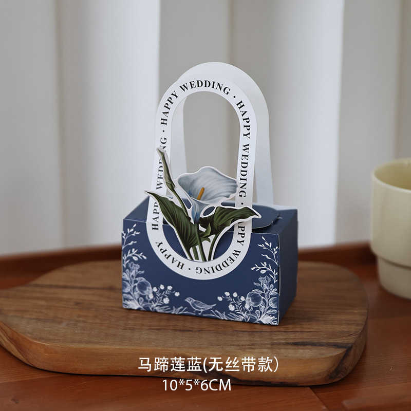 喜糖箱喜糖袋専用結婚お土産箱空箱結婚式創意花キャンディー包装|undefined