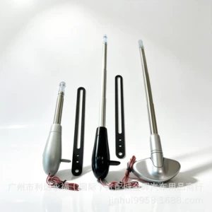 Car decorative antenna, car antenna, car telescopic flagpole light, front car antenna with LED light, universal guide rod