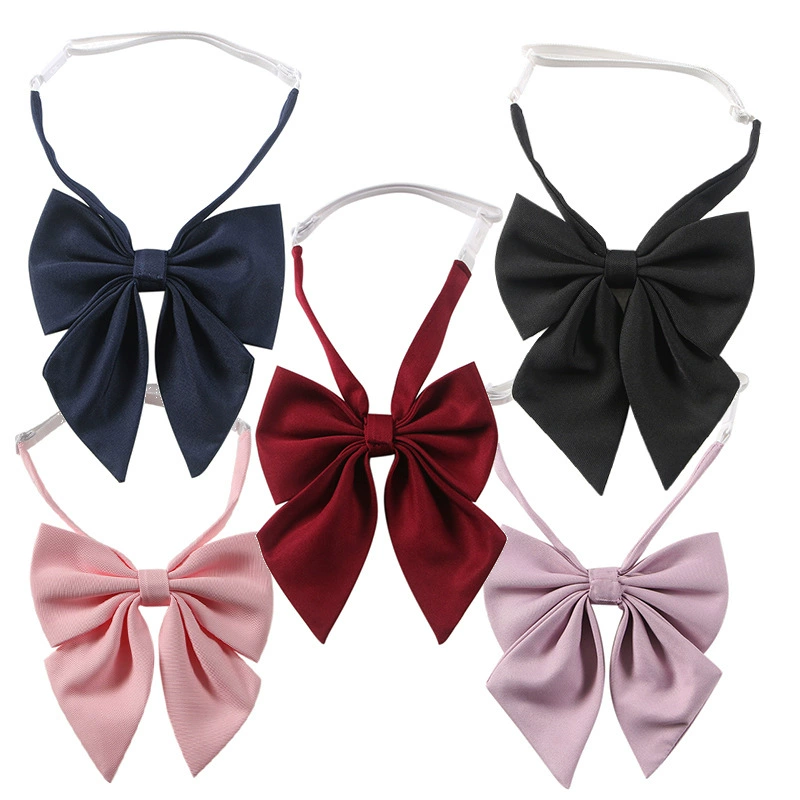 Новый стиль галстук-бабочка JK женский однотонный оригинальный униформа с перьями корень скошенный костюм матроска свитер декоративный универсальный большой воротник цветок