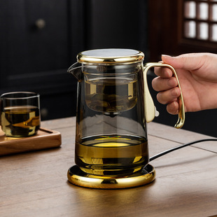 Tea Pot, Tea Water Separation, Elegant Cup, Full Glass Liner, One-Click Filter, Household Tea Set, Magnetic Tea Cup