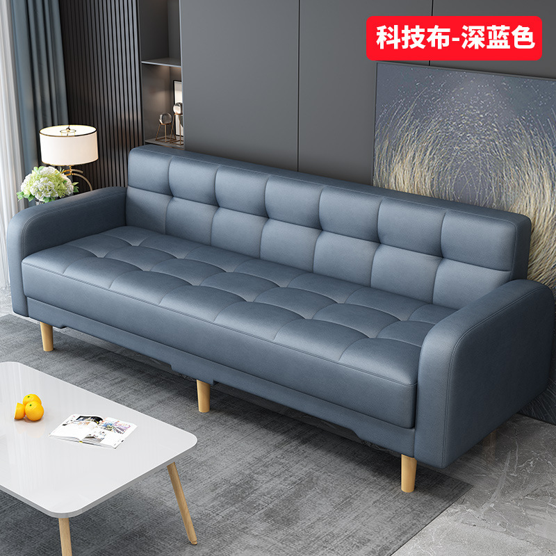 Technical cloth-dark blue / Single seat sofa chair (without armrests) 0.6m
