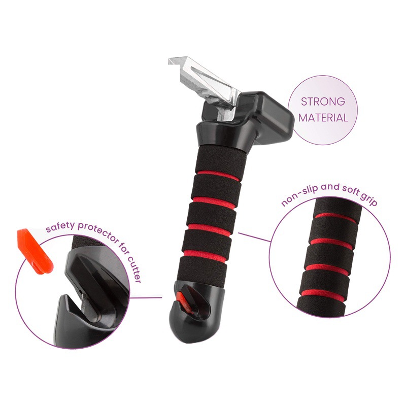 Cross-Border Car Armrest Window Breaker for the Elderly Portable Door Auxiliary Handle Multi-Functional Seat Belt Cutter