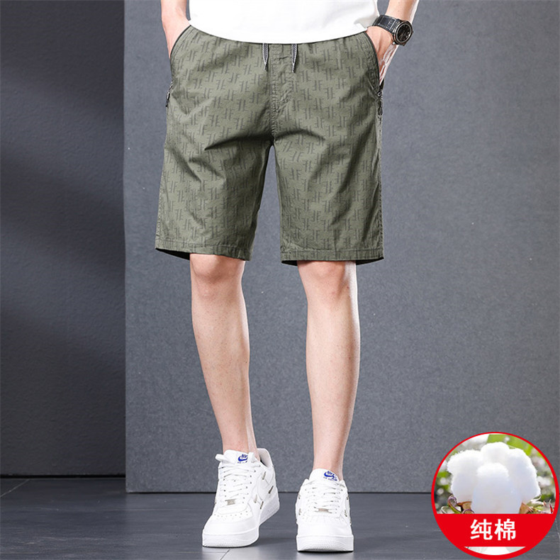 남성 여름 얇은 바지 남성 5부 바지 루즈 캐주얼 반바지 남성 야외 스포츠 비치 바지 신축성있는 허리 레이스 업