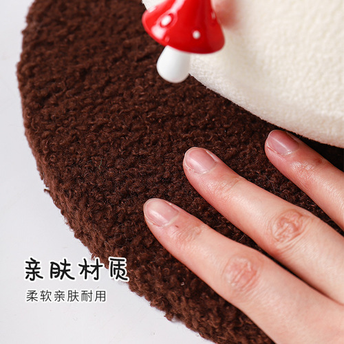 Red umbrella mushroom cat climbing frame sisal claw scratching board vertical cat scratching post cat toy cat scratching ball