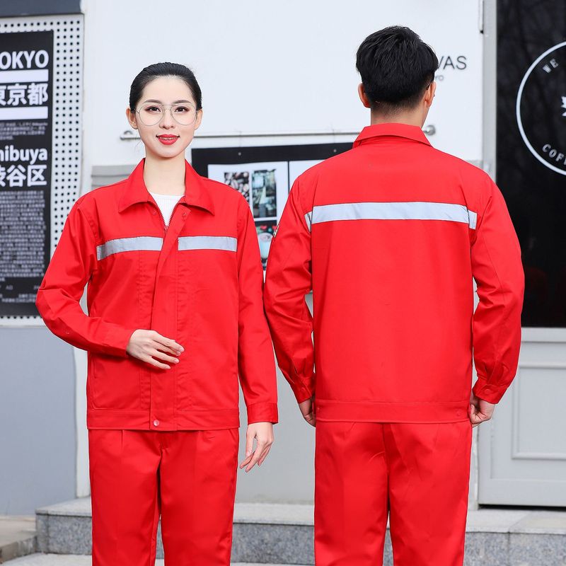 春秋防静电工作服耐脏耐磨劳保服套装加油站工服透气工装车间厂服|undefined