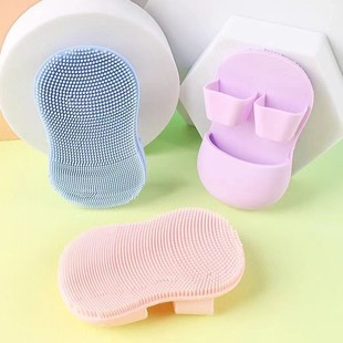 Finger Face Wash Brush Mini Soft-Bristled Silicone Brush Massage Nose Tip and Wing Cleaning Makeup Remover Brush Blackhead