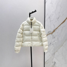 毒家现货正确版本蒙家新款女士高端短款立领羽绒服外套时尚百搭