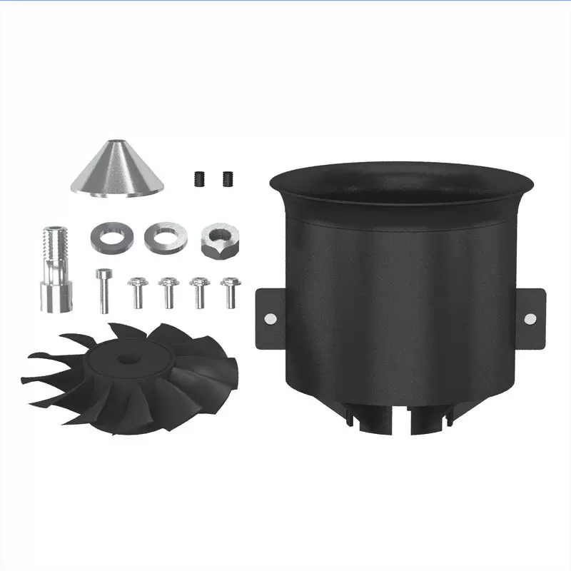 空涵道航模EDF70 12叶螺旋桨CW CCW航拍无人机飞行器涵道含配件