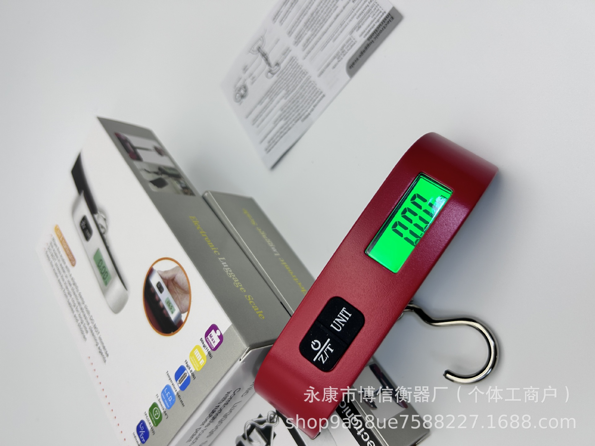 Sınır Ötesi Elektronik Tartı Taşınabilir El Tipi Tartı Toptan Ev Elektronik Tartısı Kilogram Tartı Ölçekli Tartı Yay Bagaj Tartısı Kargo