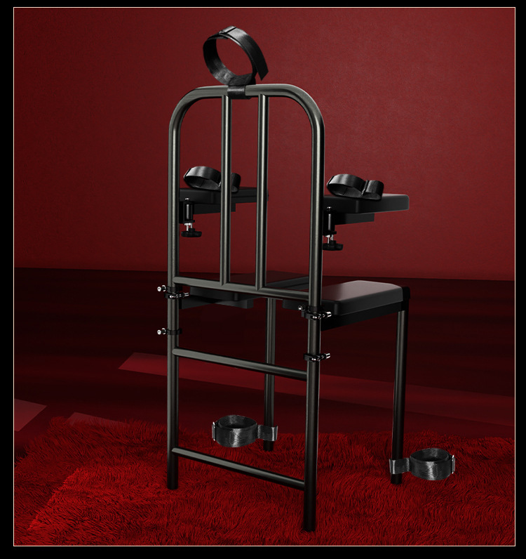 Jiuai Tiger Stool SM Restraint Set with PU Padded Frame, Iron Frame and Cuffs — detail image 20