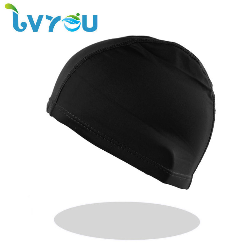 Sombrero de nadador verde, sombrero de nadador de spandex, sombrero de nadador de cabello largo, sombrero de nadador de aguas termales, sombrero de nadador para adultos, unisex, piscina, comercio exterior