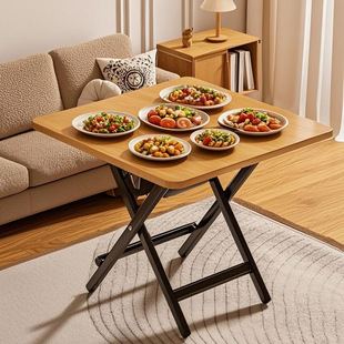 Folding Table Simple Small Square Table Household Folding Dining Table Dining Table Portable Square Dining Table Simple Table Wholesale