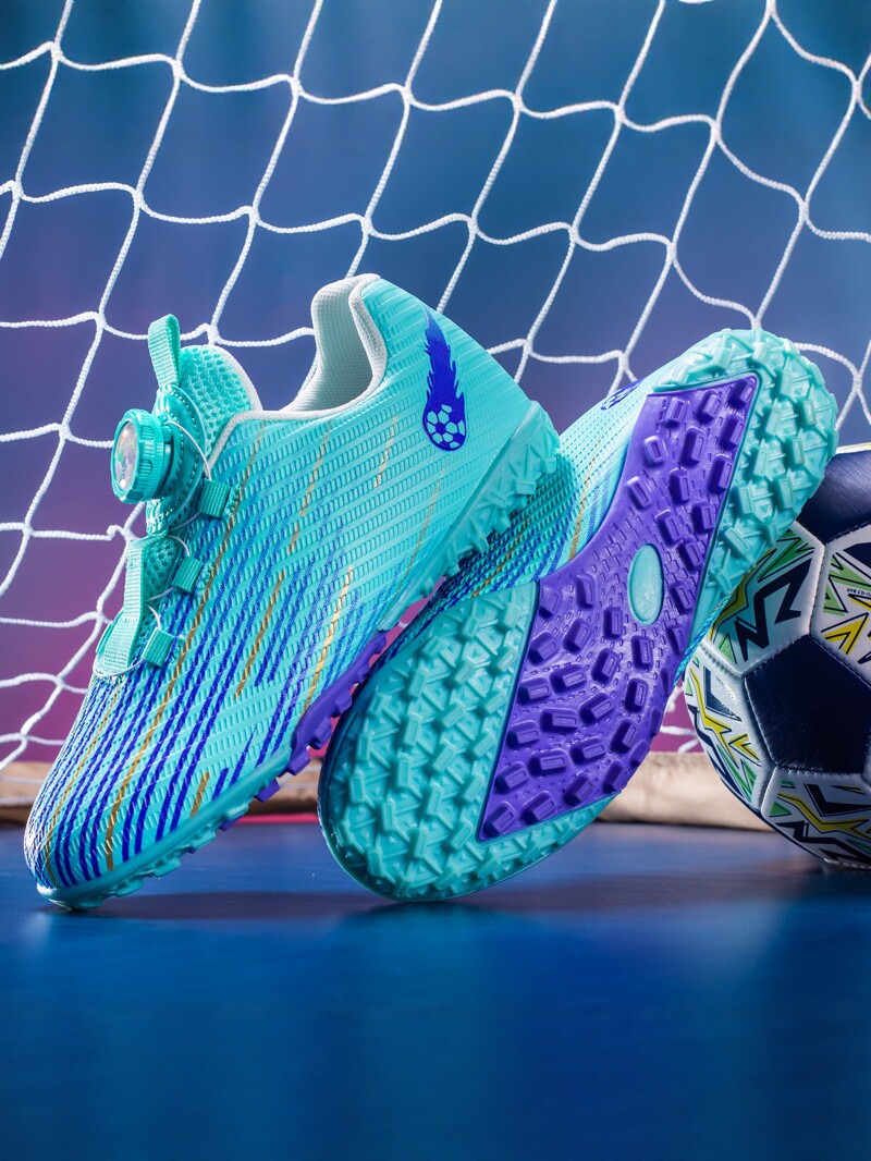 Zapatos de fútbol transfronterizos de alto perfil para hombres TF zapatos de entrenamiento antideslizante transpirables para niños zapatos de césped profesionales para estudiantes image 3
