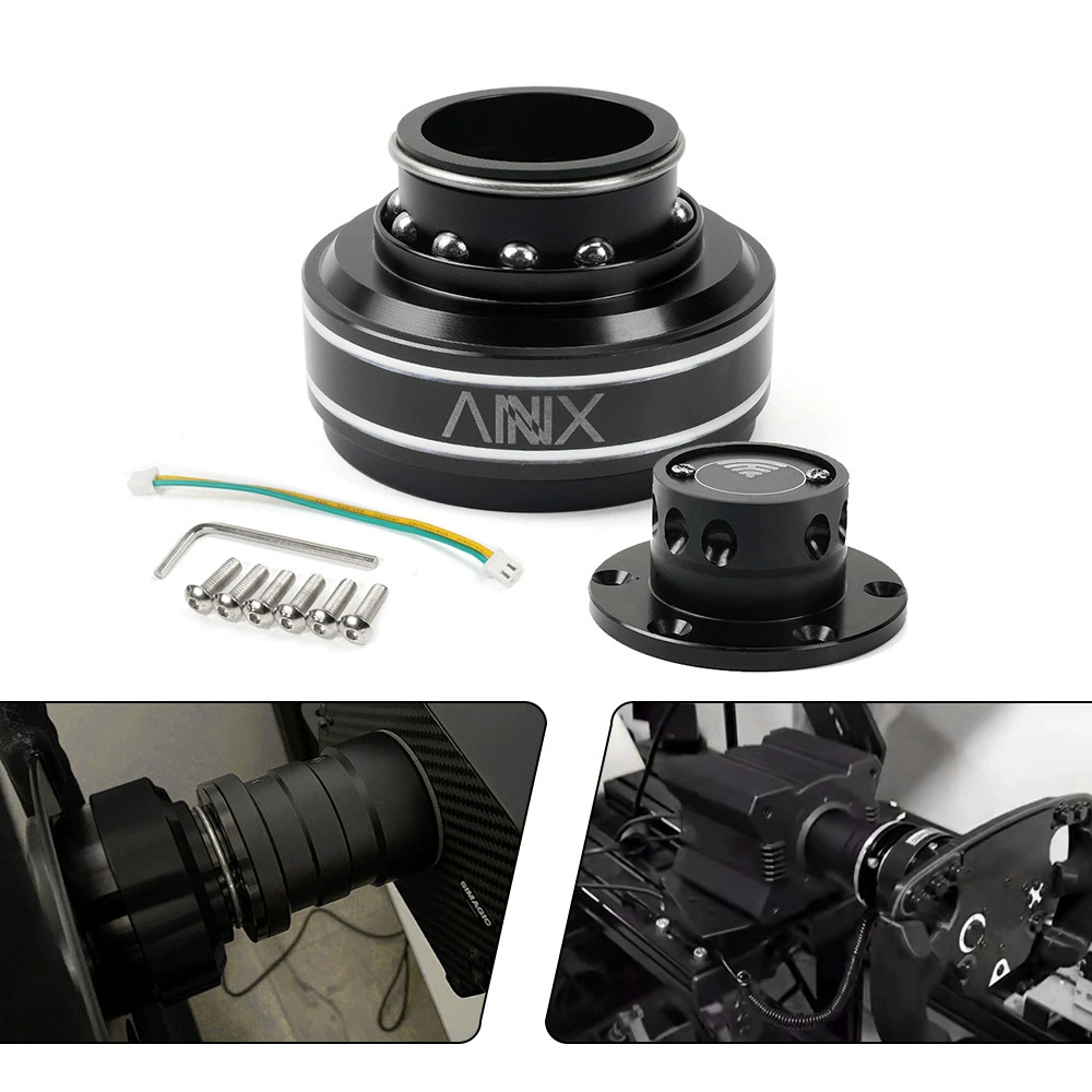 Кросс-бордерные аксессуары для тюнинга автомобилей: модифицированный алюминиевый быстросъемный руль 70 мм, подходящий для симуляторов гоночных игр